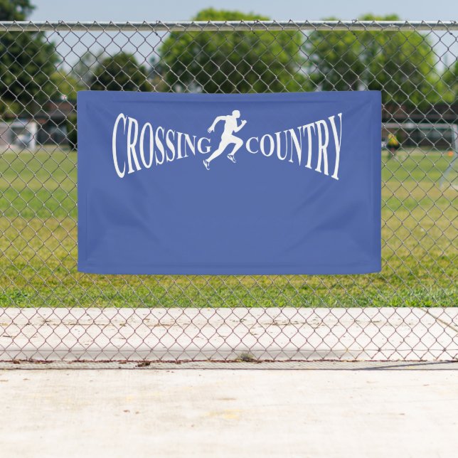 Crossing country banner (Insitu)