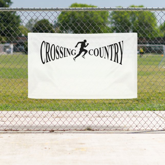 Crossing country banner (Insitu)