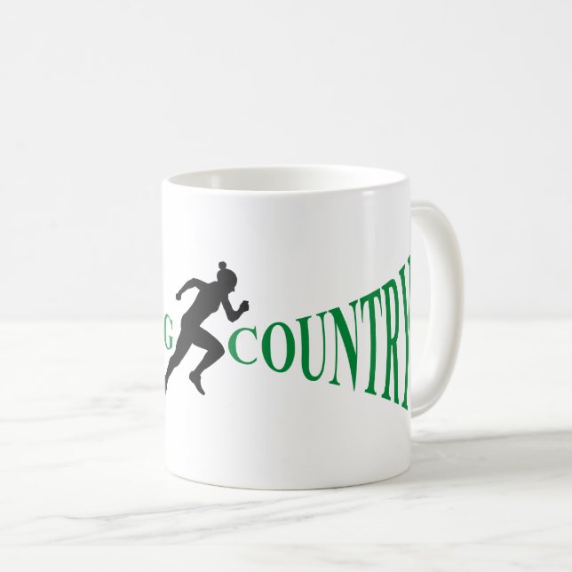 Crossing country coffee mug (Front Right)