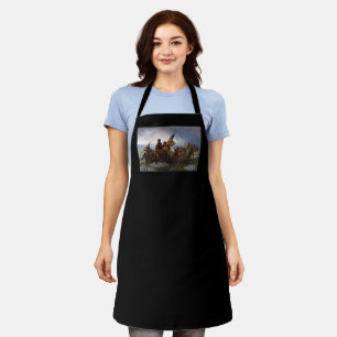 Crossing Delaware 1776: General George Washington Apron