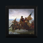 Crossing Delaware 1776: General George Washington Gift Box<br><div class="desc">The year was 1776, and the American Revolution was in a perilous state. General George Washington's Continental Army, outnumbered and outgunned by the British forces, faced a desperate situation. Morale was low, supplies were scarce, and the army was shrinking as soldiers' enlistments expired. - Washington knew he needed a bold...</div>