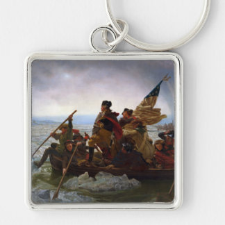 Crossing Delaware 1776: General George Washington Keychain