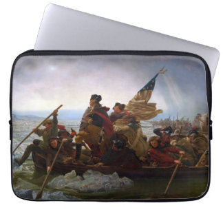 Crossing Delaware 1776: General George Washington Laptop Sleeve