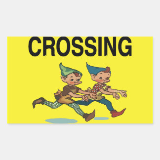 Crossing Elves Sticker