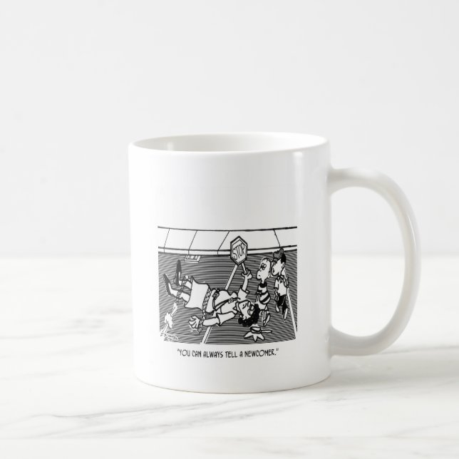 Crossing Guard Cartoon 2163 Coffee Mug (Right)