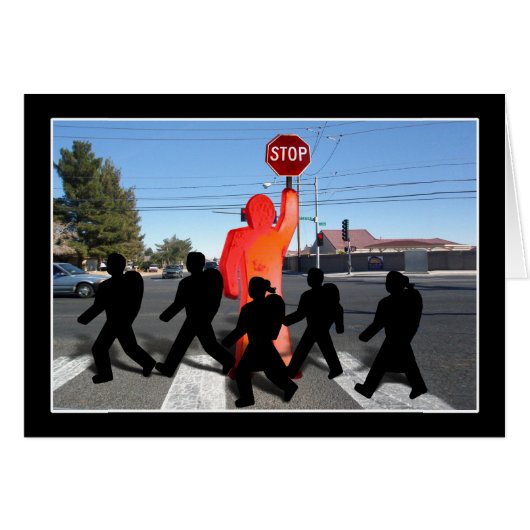 Crossing Guard w/Kids (Front Horizontal)