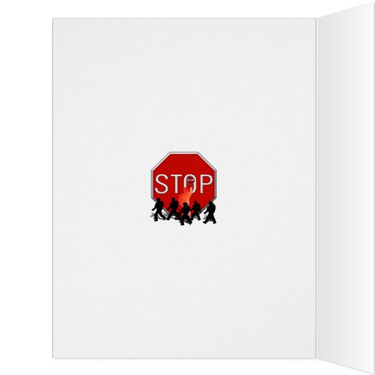 Crossing Guard w/Kids & Stop Sign (Inside (Left))