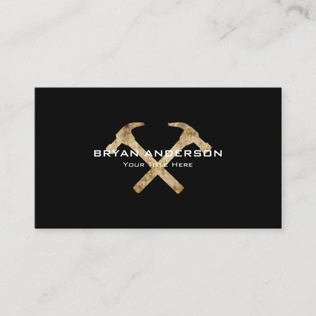 Crossing Hammers Business Card (Front)