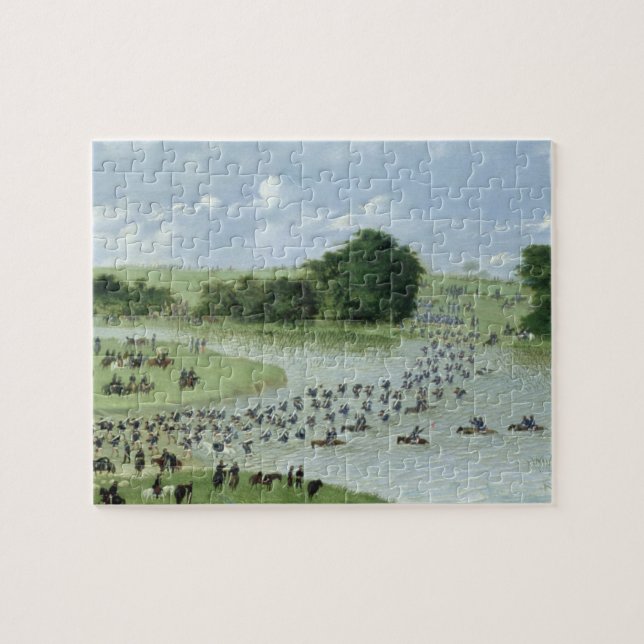 Crossing of the San Joaquin River, Paraguay, 1865 Jigsaw Puzzle (Horizontal)