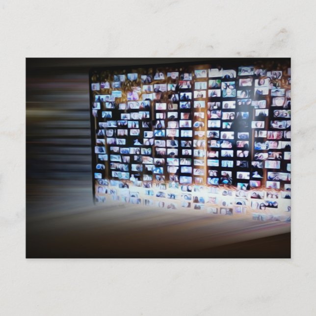 Crossing online borders postcard (Front)