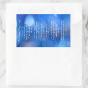 Crossing Over Prayer© Card Sticker