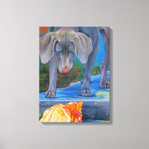 Crossing Paths Canvas Print