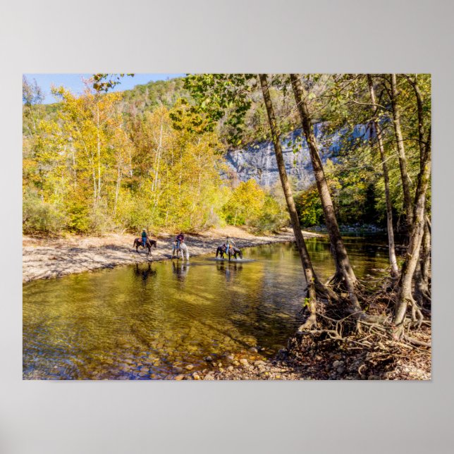 Crossing The Buffalo River Poster (Front)