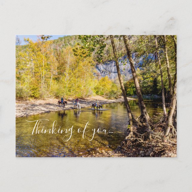 Crossing The Buffalo River Thinking Of U Postcard (Front)