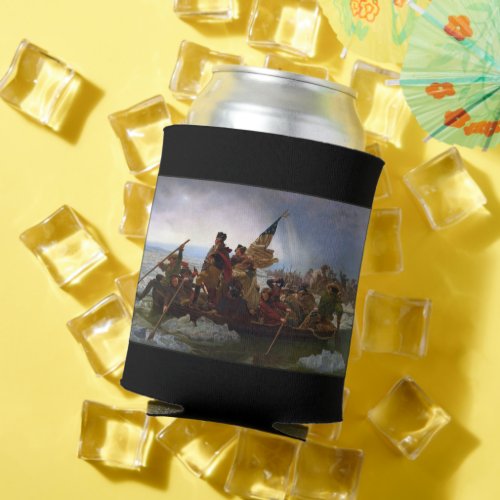 Crossing the Delaware River George Washington Can Cooler