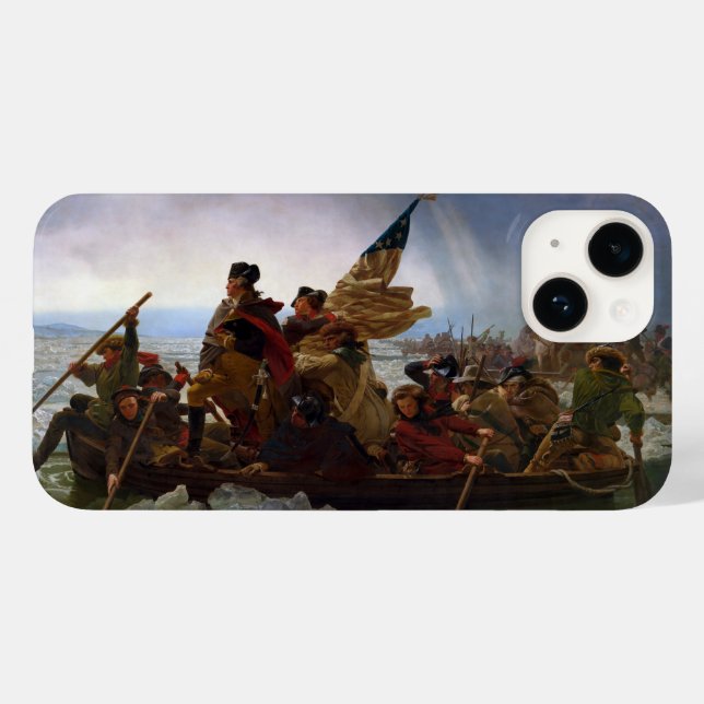 Crossing the Delaware River, George Washington Case-Mate iPhone Case (Back (Horizontal))
