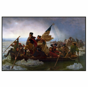 Crossing the Delaware River, George Washington Cutout