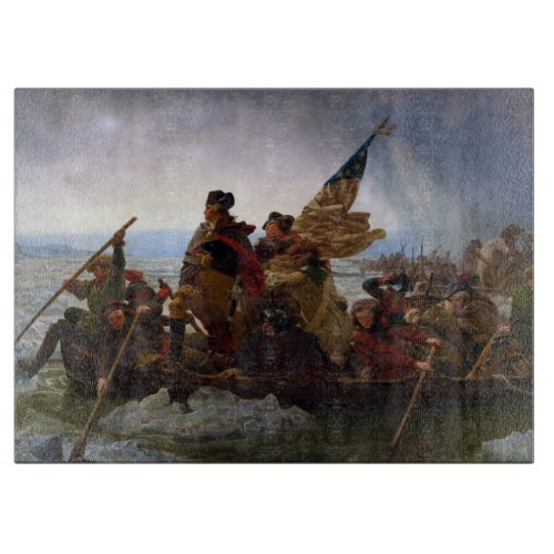 Crossing the Delaware River George Washington Cutting Board