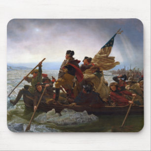 Crossing the Delaware River, George Washington Mouse Pad