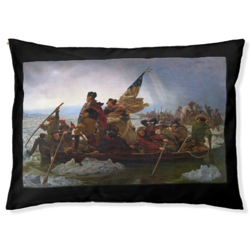 Crossing the Delaware River George Washington Pet Bed