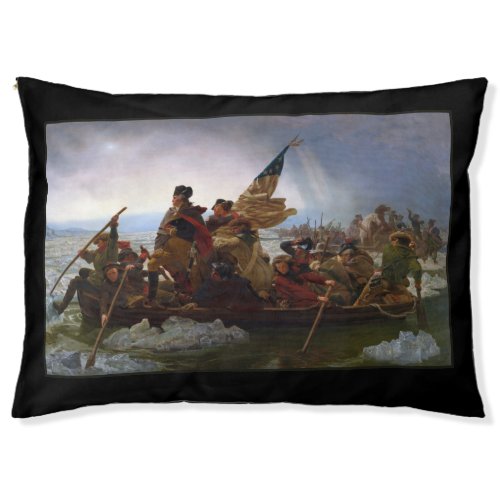 Crossing the Delaware River George Washington Pet Bed
