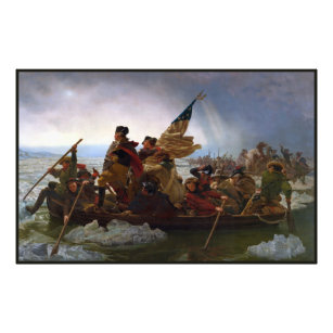 Crossing the Delaware River, George Washington Photo Print