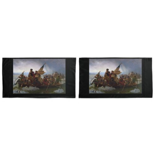 Crossing the Delaware River George Washington Pillow Case