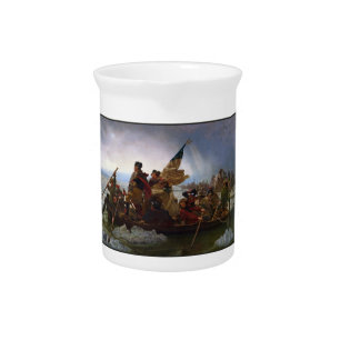Crossing the Delaware River, George Washington Pitcher