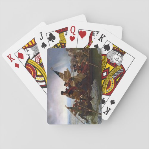 Crossing the Delaware River George Washington Playing Cards