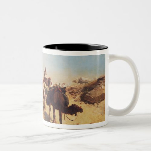 Crossing the Desert Two_Tone Coffee Mug