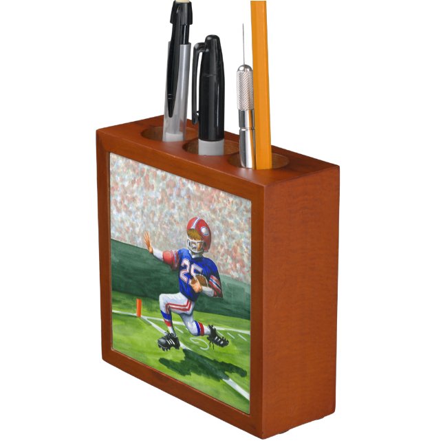 Crossing the Goal Line for a Touchdown Pencil Holder (In Situ)