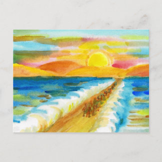 Crossing the Red Sea Postcard