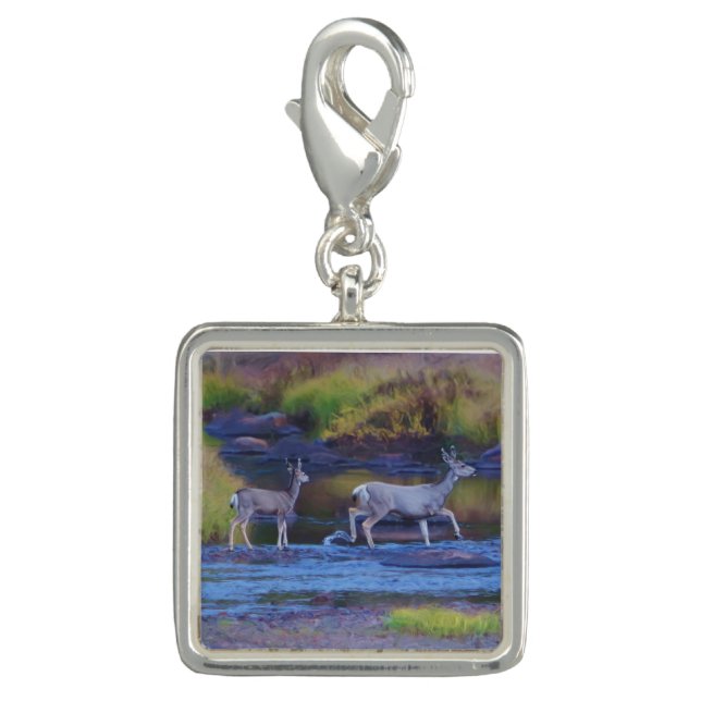 Crossing the River Charm (Front)