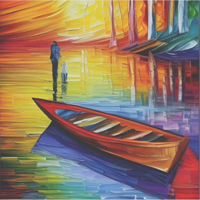 Crossing The River Styx Removable Vinyl Sticker (Front)