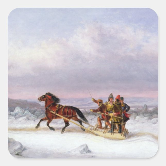 Crossing the St. Lawrence Square Sticker (Front)