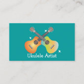 Crossing Ukes Ukulele Artist Business Card (Front)
