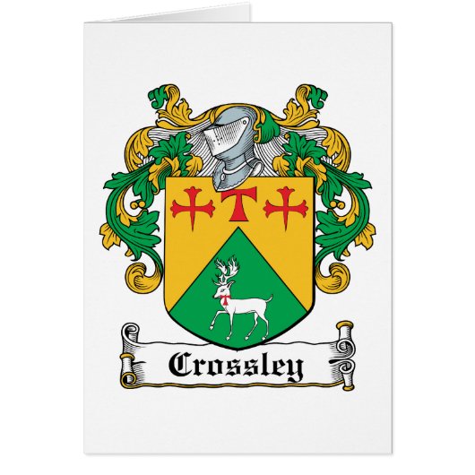Crossley Family Crest Cards (Front)