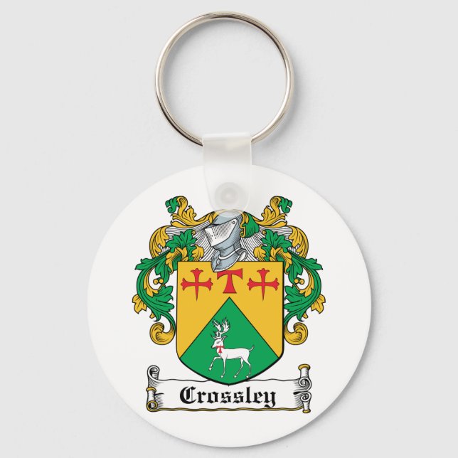 Crossley Family Crest Keychain (Front)