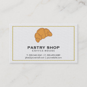 Crossoint Pastry Shop Tile Background Business Card