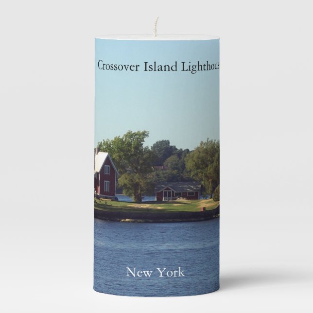 Crossover Island Lighthouse candle (Front)