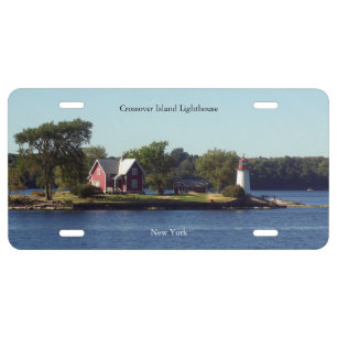 Crossover Island Lighthouse license plate