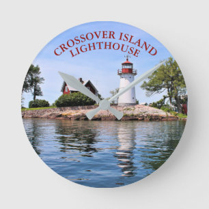 Crossover Island Lighthouse, New York Clock