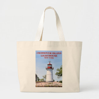 Crossover Island Lighthouse, New York Tote Bag