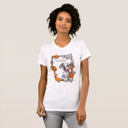 Crossover Joy Dunk Decoy Basketball Dog T_Shirt