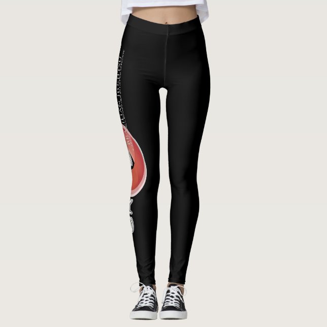 Crossroads BJJ Black Leggings (Front)
