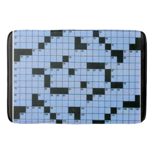 Crossword Bath Mat