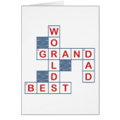 Crossword Grandpa Card (Front)
