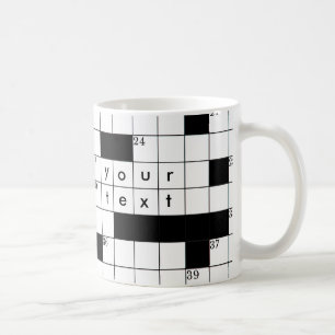 Crossword Grid Coffee Mug