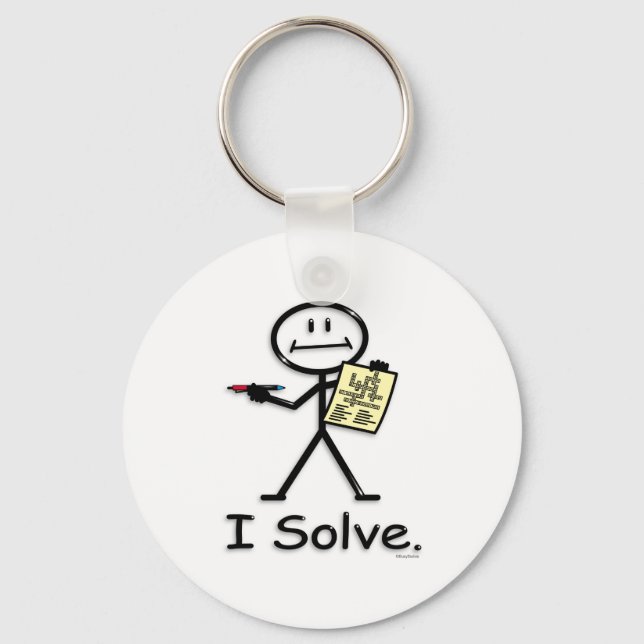 Crossword Keychain (Front)
