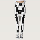 Crossword Puzzle Leggings